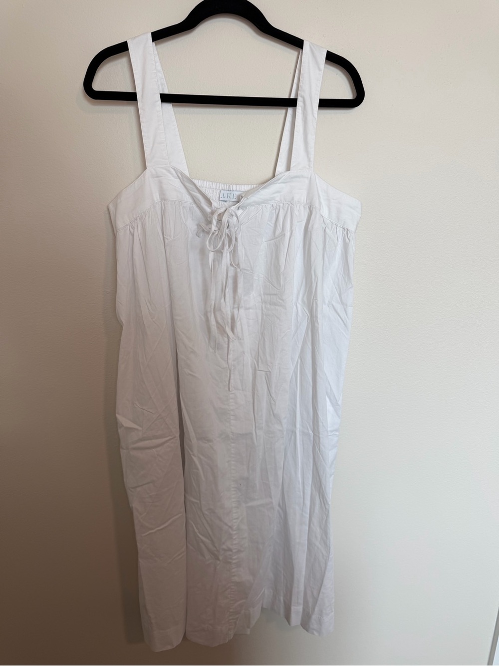 NWOT Lake Women's White Nightgown Long Maxi Spring Prairie Jen Garner Size L